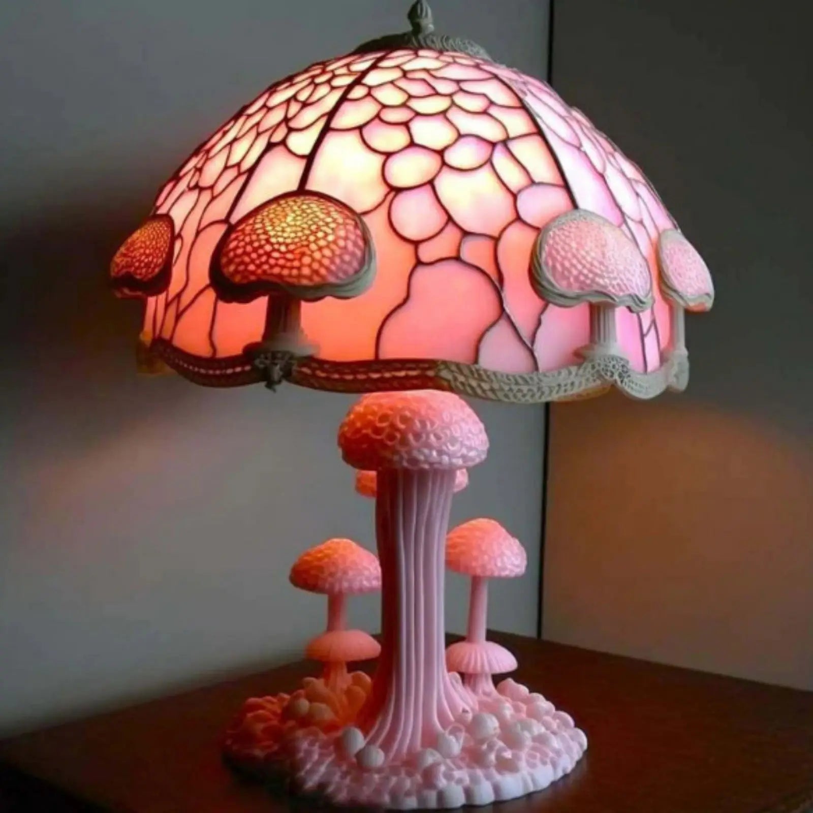 Retro Pilz Tischlampe