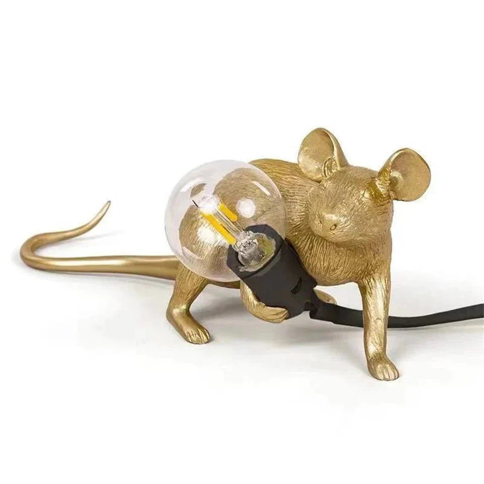 Art Deco Maus Tischlampe