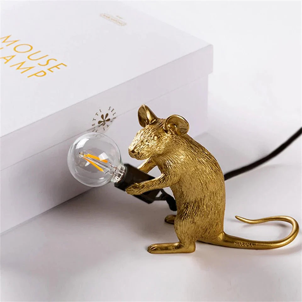 Art Deco Mouse Table Lamp