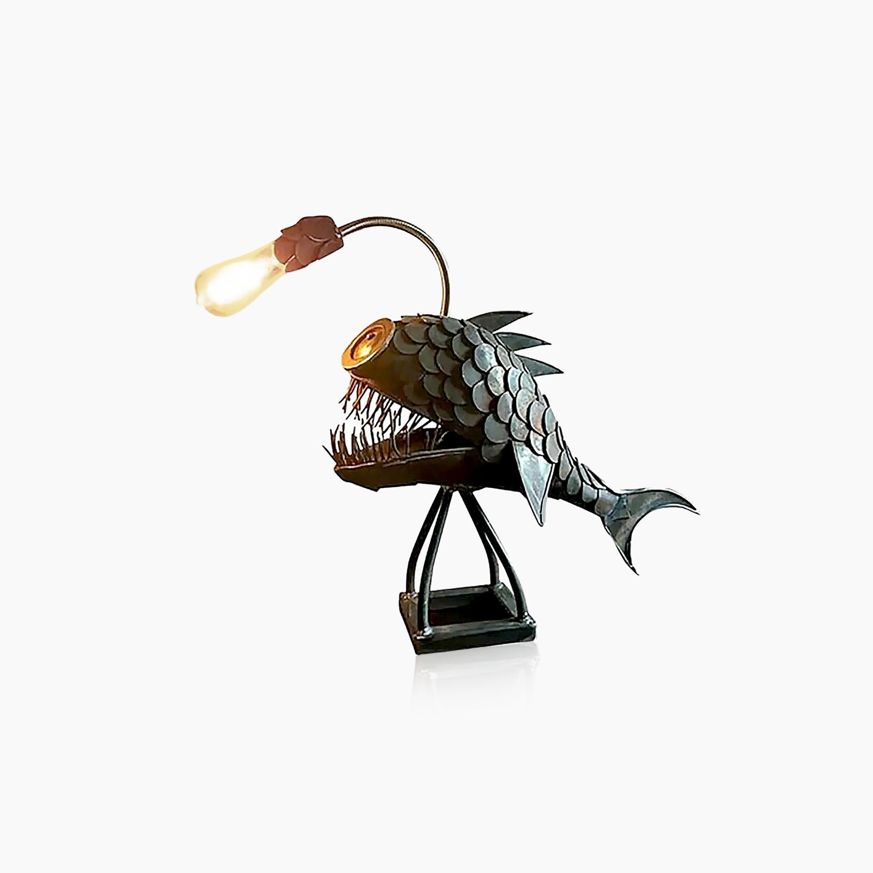 Retro Anglerfisch Tischlampe