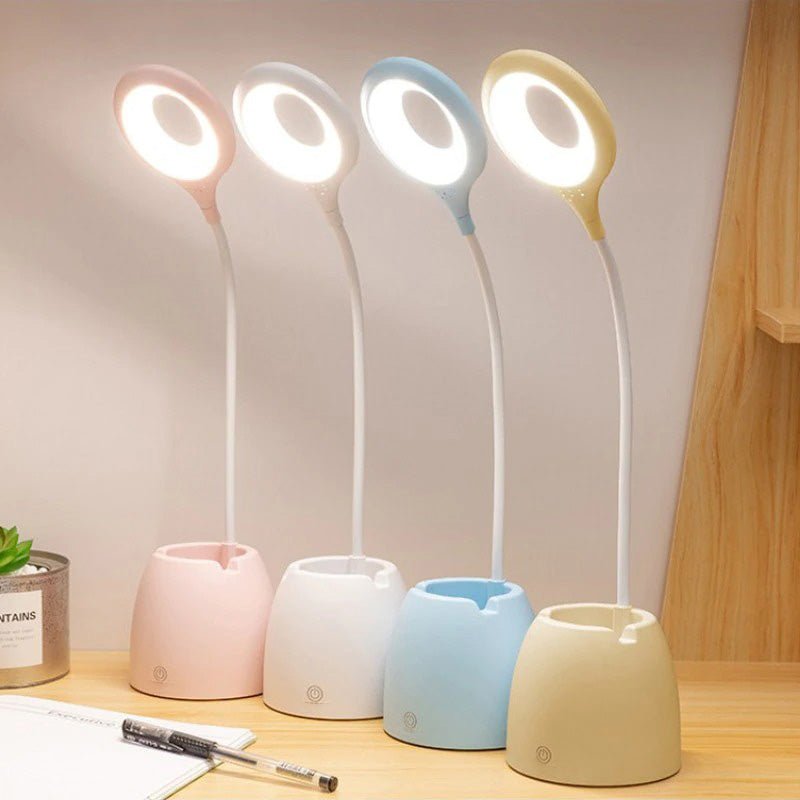 Children's Table Lamp with Phone Holder